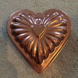 Mirro Vintage Aluminum Heart Jello Mold